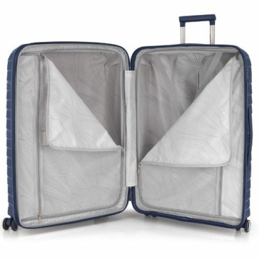 Gabol bőrönd nagy méret GA-1220L Black ajándék bőröndhuzattal