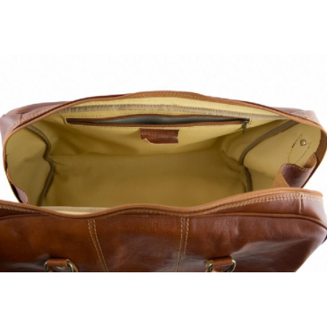 Valódi bőr utazótáska M8923 Fekete