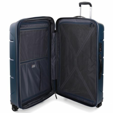 Roncato FLIGHT DLX Spinner Bőrönd R-3461 Sötétkék ajándék bőröndhuzattal