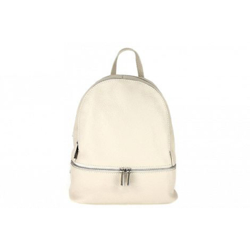 Valódi bőr női hátizsák bézs színben