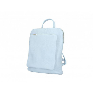 Valódi bőr női Ipad tartós hátizsák S méret Világoskék
