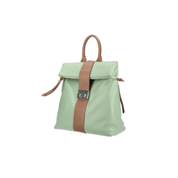 Valódi bőr női hátizsák S7173 Fekete