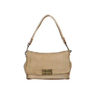 Valódi bőr női Táska Taupe