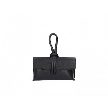 Valódi bőr női Oldaltáska Fekete