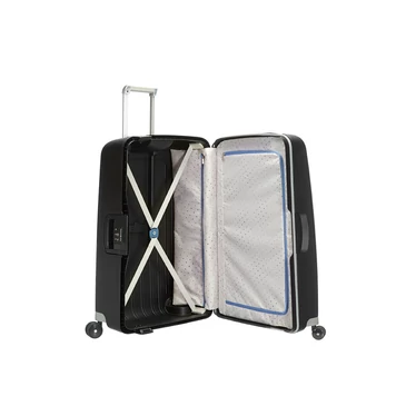 Samsonite S-Cure Spinner bőrönd 69 cm-es ajándék bőröndhuzattal