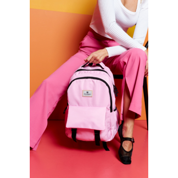 Női Nagyméretű Városi Hátizsák Rózsaszín színben