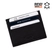 GIULIO Valódi bőr kártyatartó RFID Védelemmel Feket színben