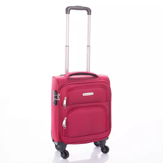 LEONARDO DA VINCI Bőrönd kabin XS méret kivehető kerékkel WIZZ ingyenes kabinbőrönd