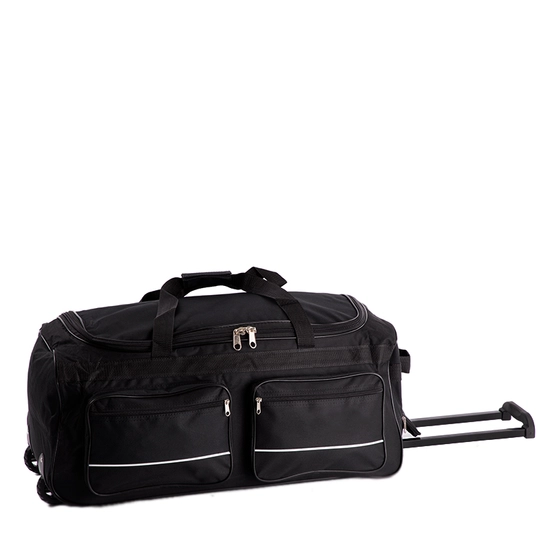Gurulós utazó táska Fekete színben