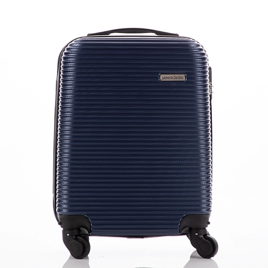 LEONARDO DA VINCI Bőrönd kabin méret ÚJ WIZZAIR méret levehető kerekekkel