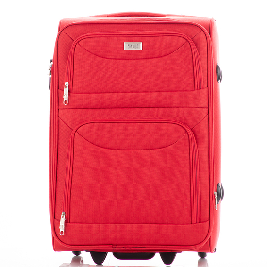 Bőrönd kabin méret 6802 Piros színben RYANAIR ÚJ WIZZAIR méret