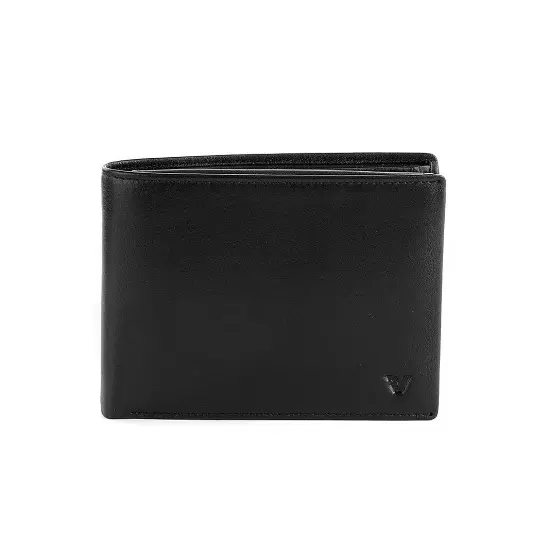 Roncato bőr pénztárca fekete színben R-2903 Black