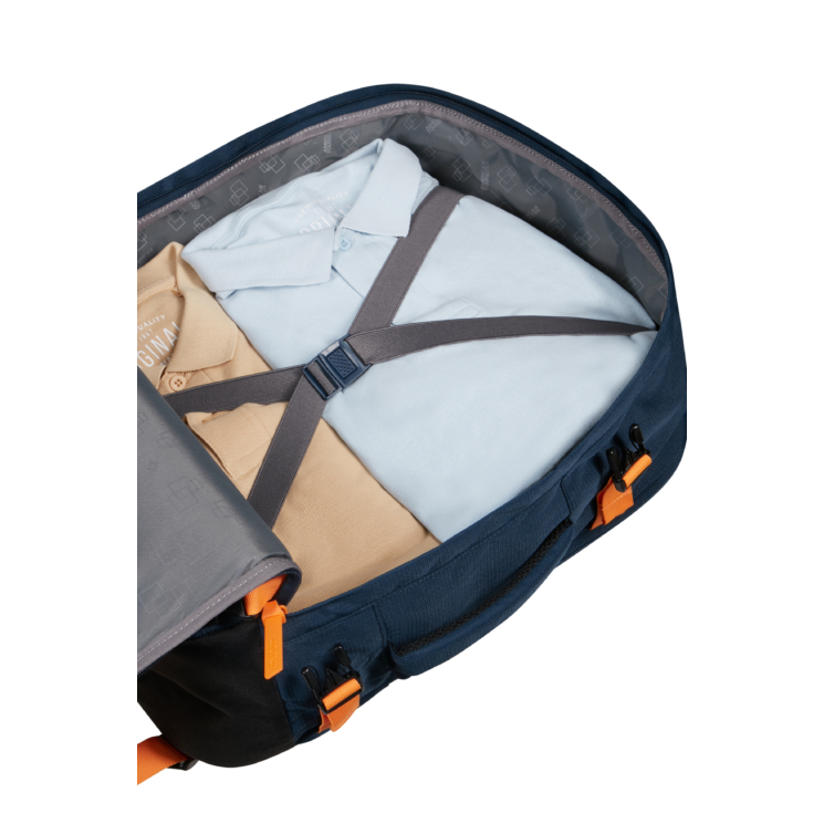 American Tourister 3 funkciós M kabin hátizsák Dark Navy/ Radiant Orange