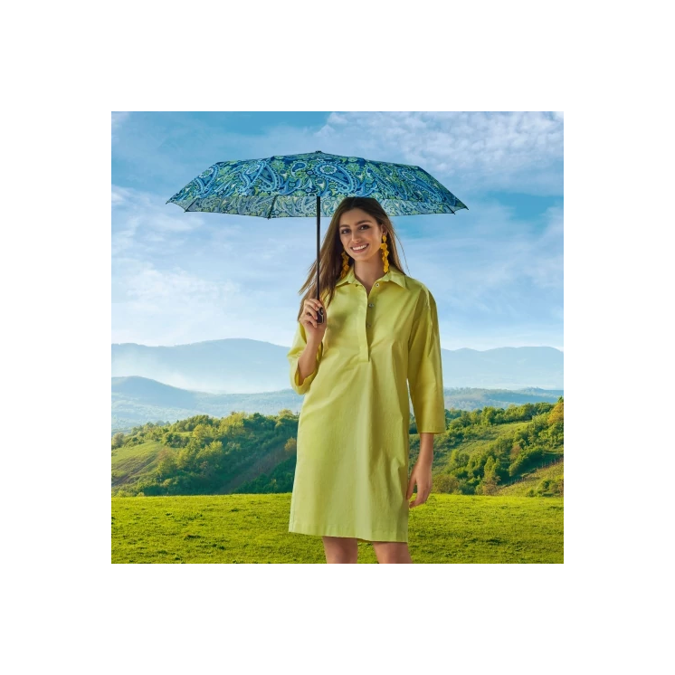 Doppler Fiber Magic Paisley Blue automata női esernyő D-7441465PA02