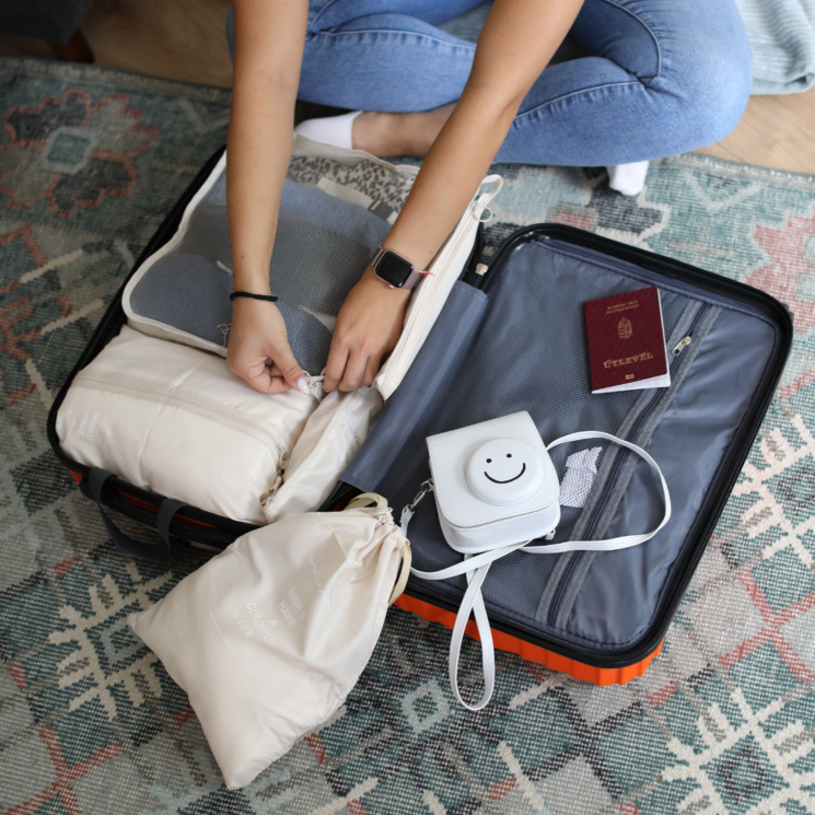 Bőröndrendező táskák utazáshoz 8 db-os szett