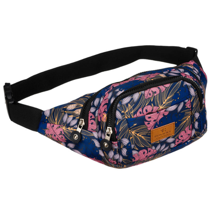 Tágas női Övtáska Divatos mintában