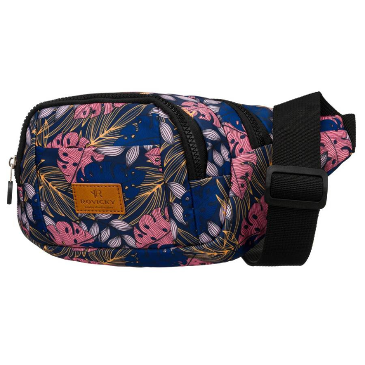 Tágas női Övtáska Divatos mintában