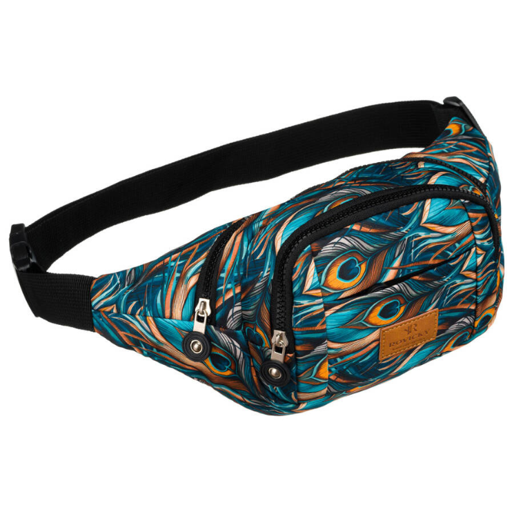 Tágas női Övtáska Divatos mintában