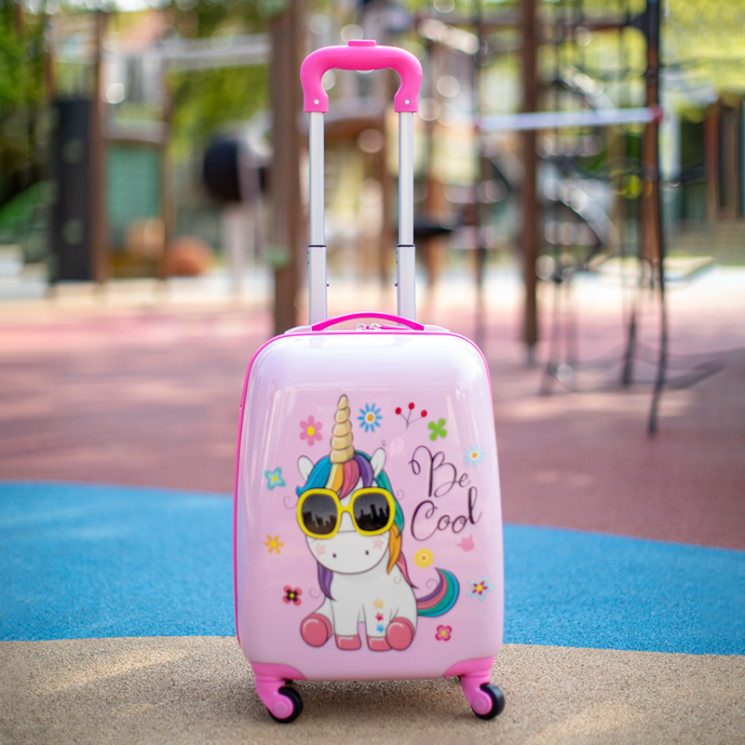 Unikornis egyszarvú gyermek bőrönd ajándék táskával