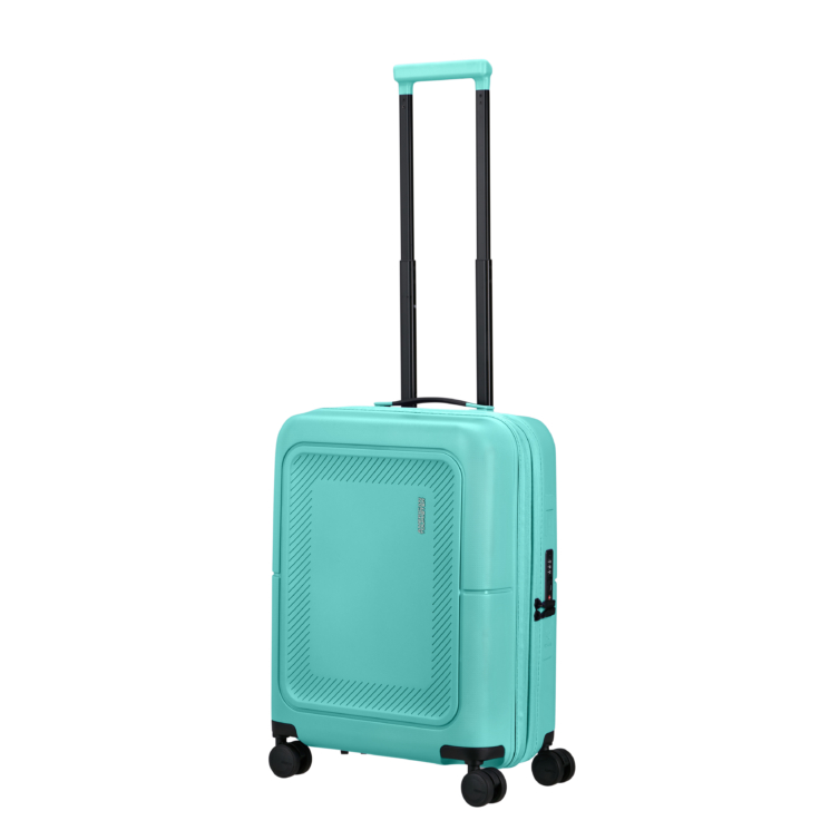 AMERICAN TOURISTER DASHPOP SPINNER 55/20 EXP TSA AQUA SKY