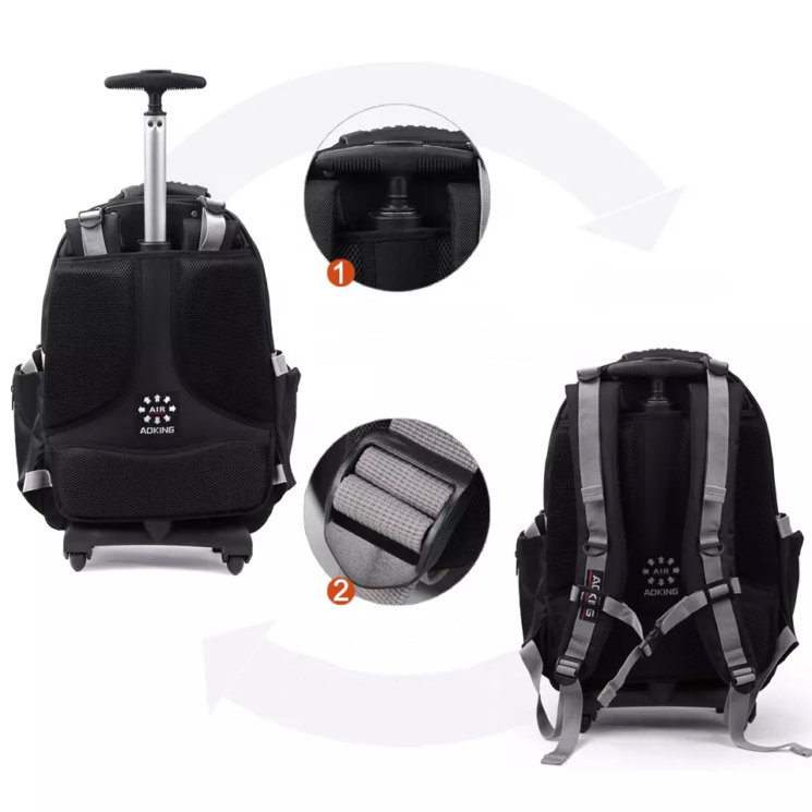 Ultraerős Aoking gurulós hátizsák M méret