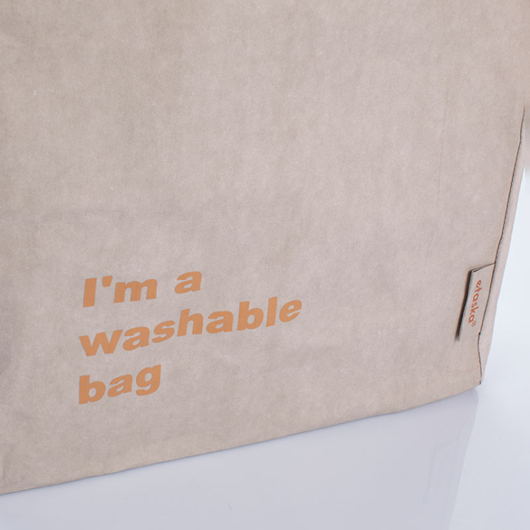 Mosható öko táska szürke színben