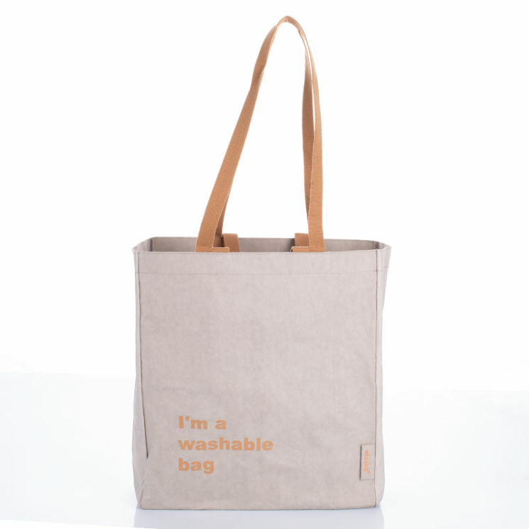 Mosható öko táska szürke színben