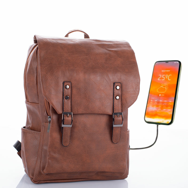 WizzAir méretű laptophátizsák 40 x 30 x 20 cm USB töltővel