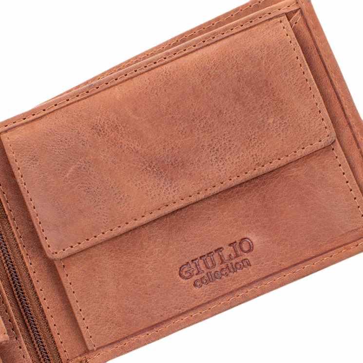 GIULIO valódi bőr férfi pénztárca  RFID rendszerrel 