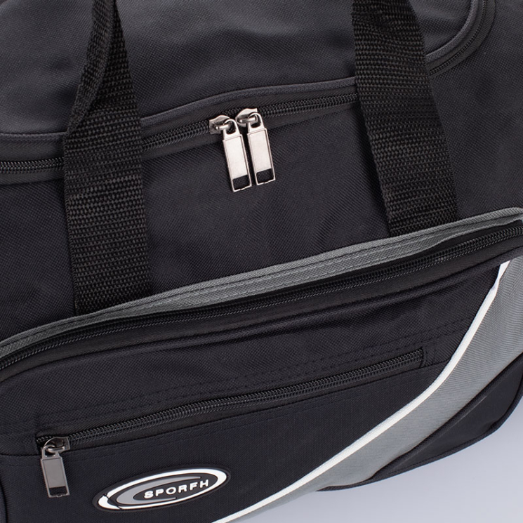 Utazótáska fekete-szürke színben 55 cm 