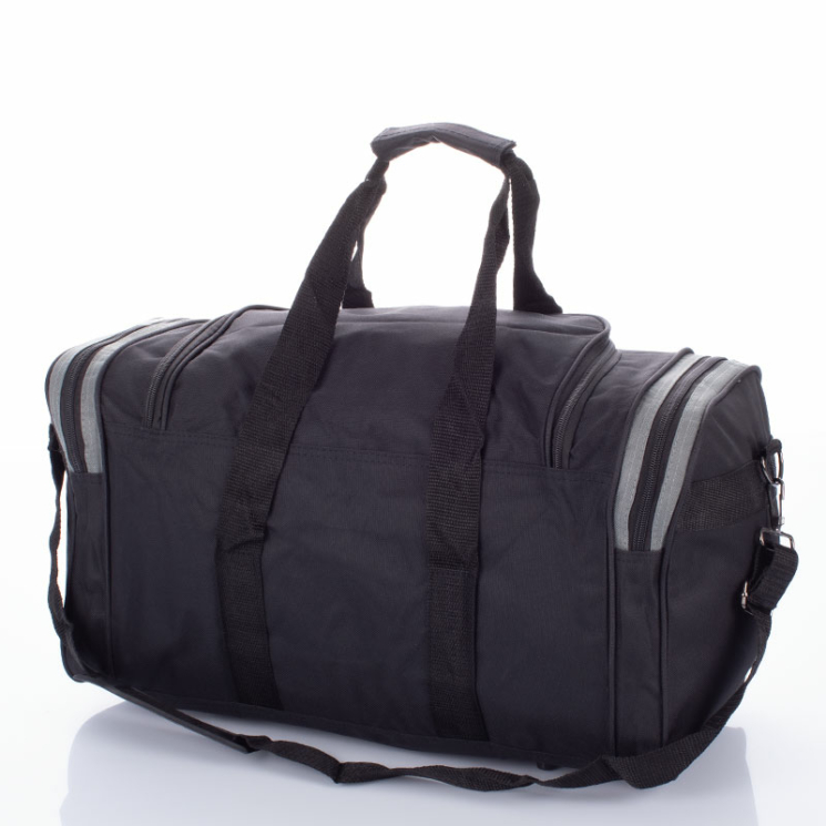 Utazótáska fekete-szürke színben 55 cm 