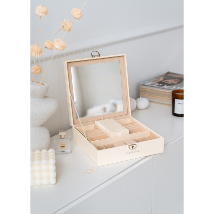 Exkluzív Ékszerdoboz Nagy tükörrel