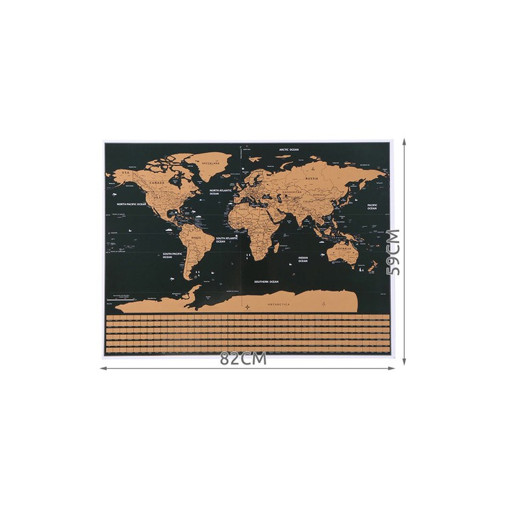 Kaparós Világtérkép - zászlókkal 