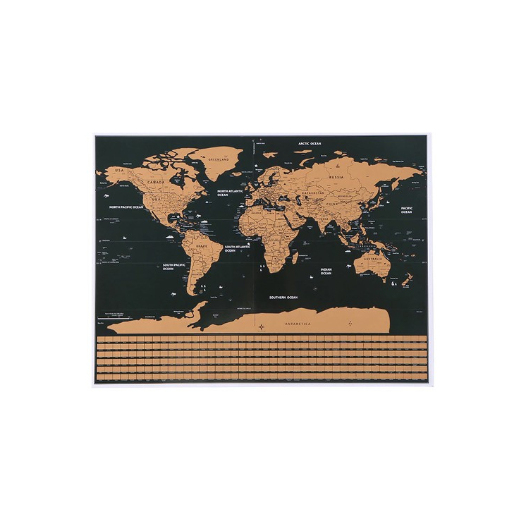 Kaparós Világtérkép - zászlókkal 