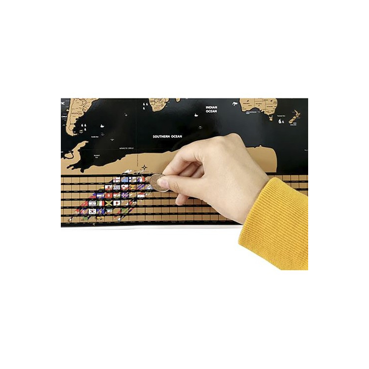 Kaparós Világtérkép - zászlókkal 