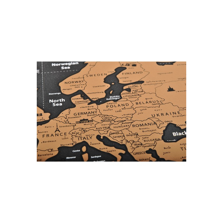 Kaparós Világtérkép - zászlókkal 