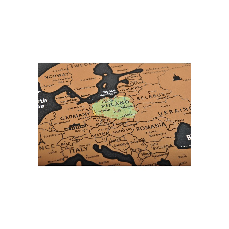 Kaparós Világtérkép - zászlókkal 