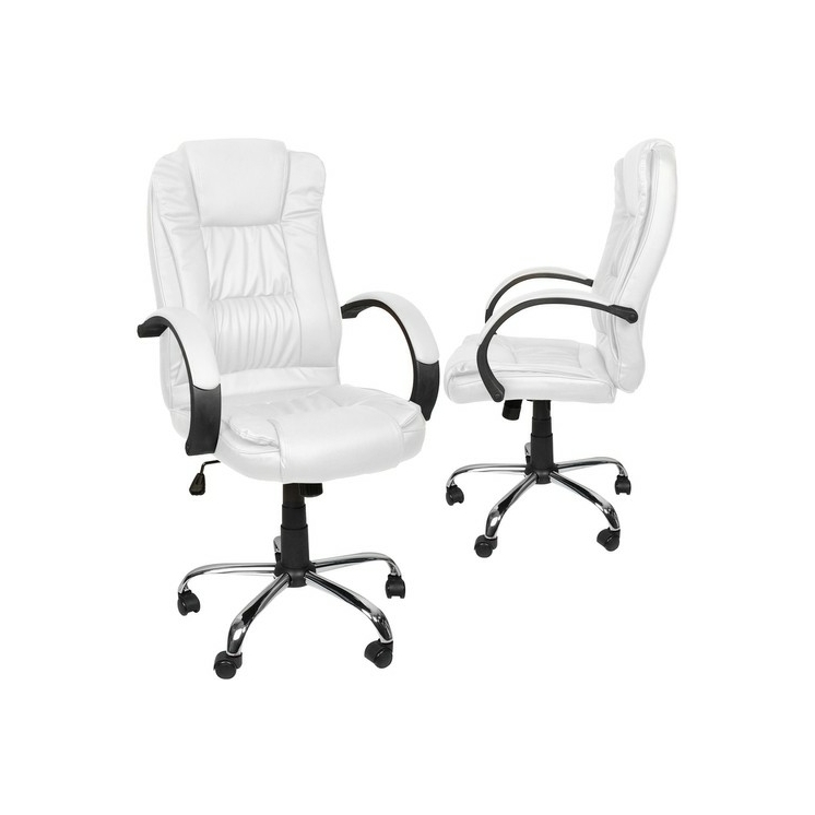 Kényelmes Irodai forgószék fehér színben