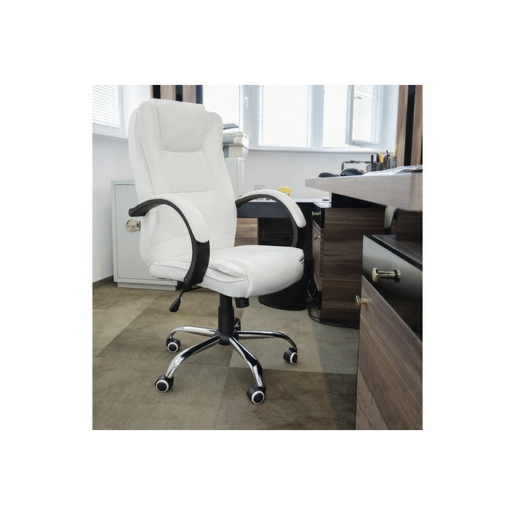 Kényelmes Irodai forgószék fehér színben