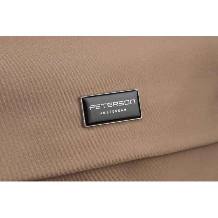 Többfunkciós női városi hátizsák bézs színben- Peterson