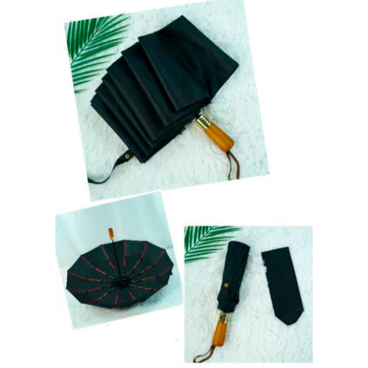 Viharálló ultraerős esernyő fekete színben