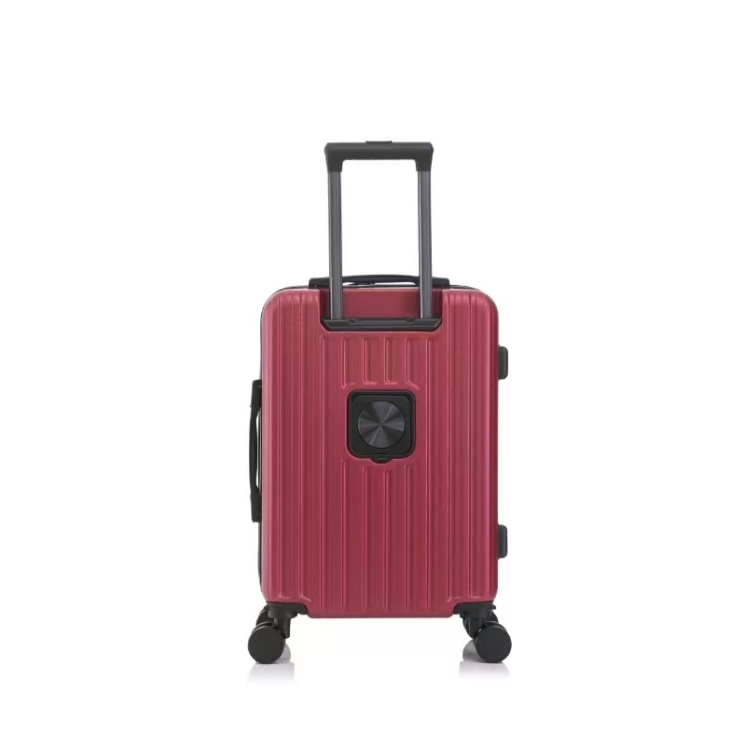Kabin méretű bőrönd laptoptartóval TSA zárral 55 x 40 x 23 cm pohártartó résszel