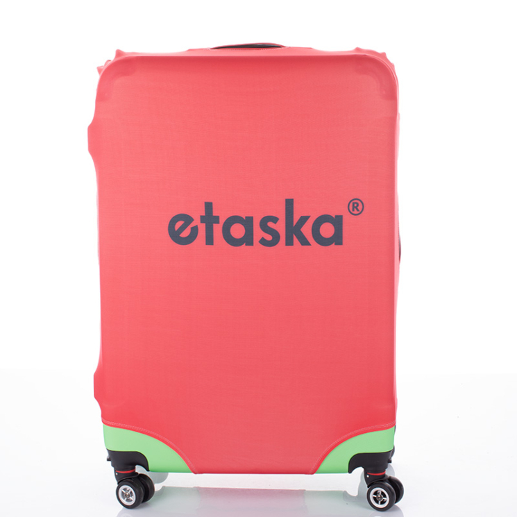 etaska Bőröndhuzat közepes méret piros színben