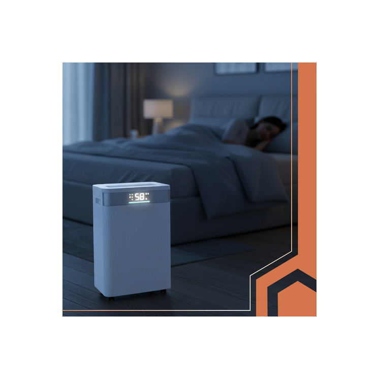 Nagyteljesítményű páramentesítő 20L/24h páramentesítő WiFi-vel, 4,3 literes tartály