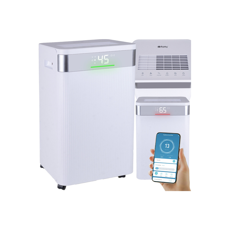 Nagyteljesítményű páramentesítő 20L/24h páramentesítő WiFi-vel, 4,3 literes tartály