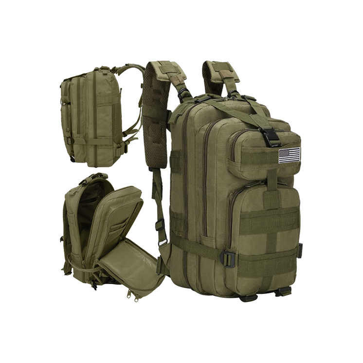 Military túrahátizsák zöld színben 35L