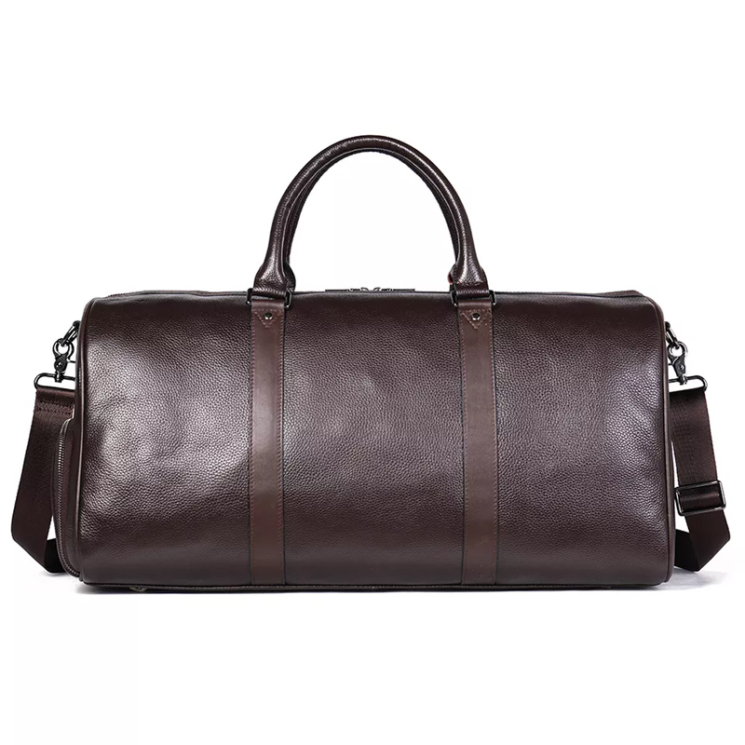 Valódi bőr utazótáska cipőtartós