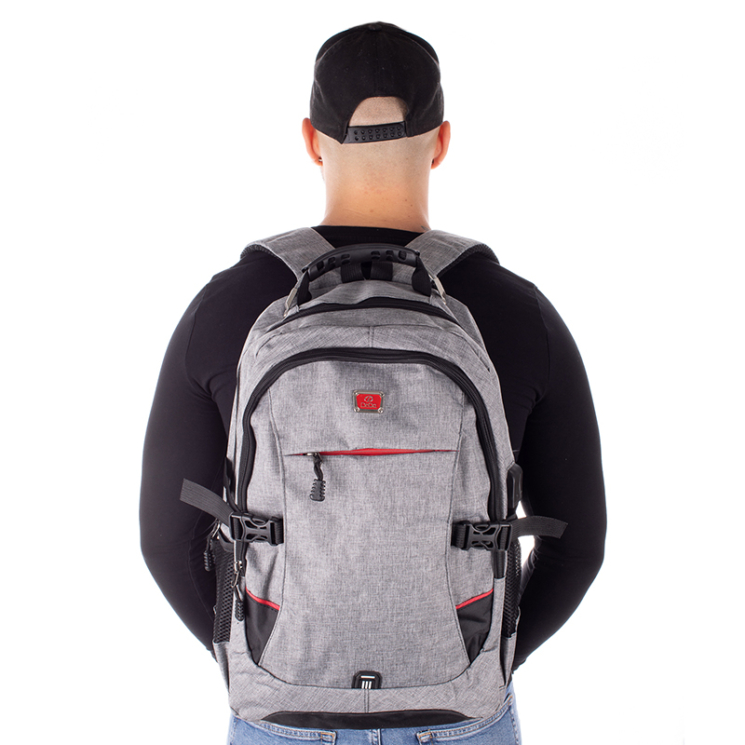 Ultraerős Fedélzeti méretű laptophátizsák 40 x 30 x 20 cm USB töltővel