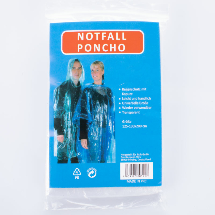 Esőkabát utazási kiegészítő