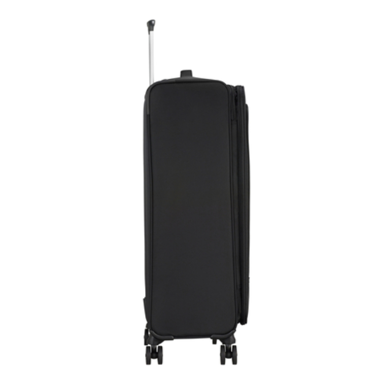 American Tourister Crosstrack Spinner bővíthető bőrönd 79 cm Black/Grey színben